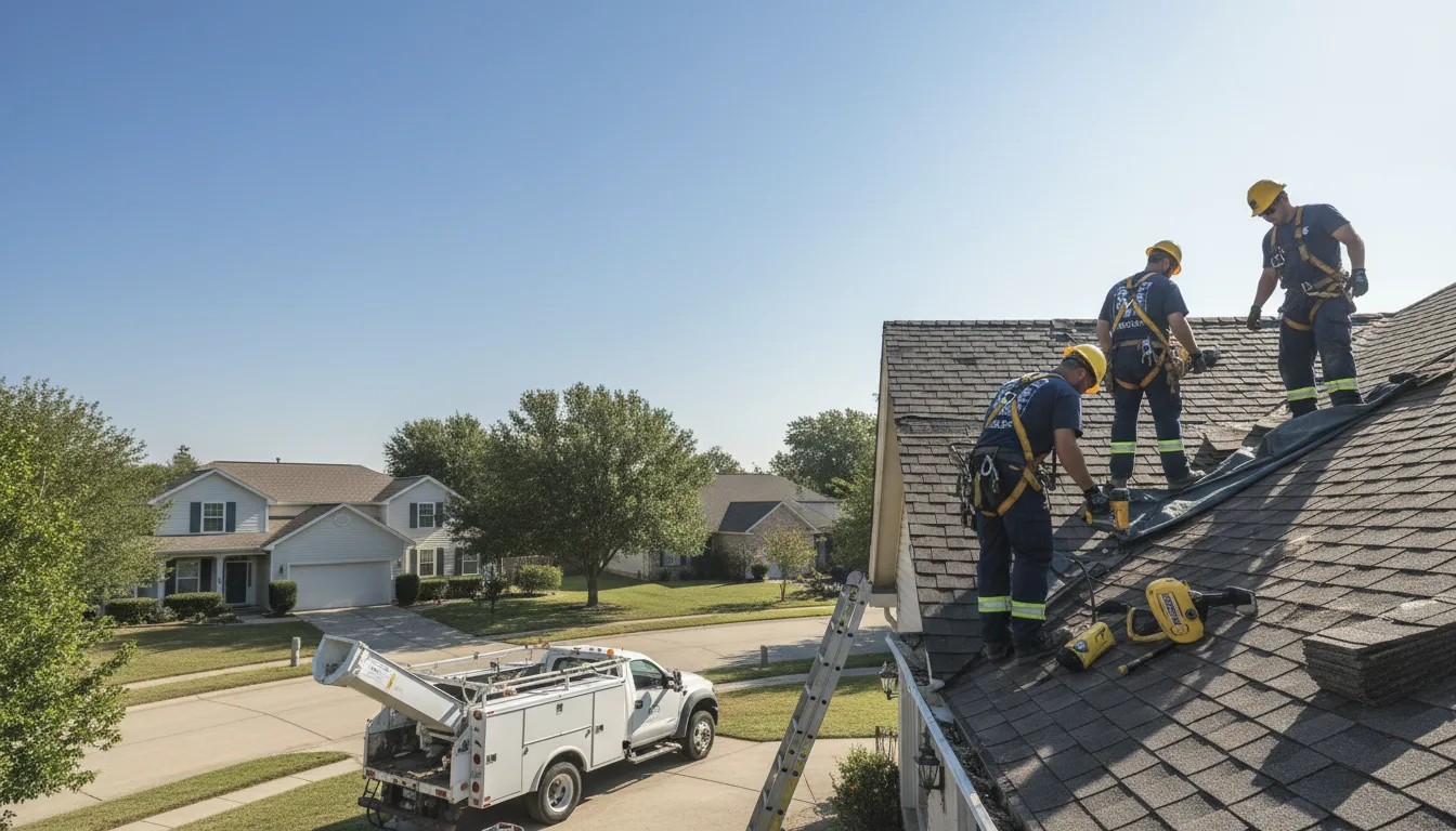 Hail Damage Roof Repair in Melcher Dallas, IA